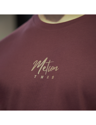 T-SHIRT OVERSIZE THRS METCON CLUB 2.0 WINE UNISEXE