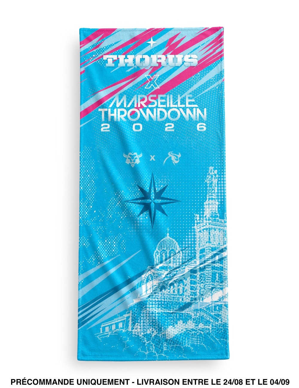 Serviette Marseille Throwdown 2026 (PRÉCOMMANDE)