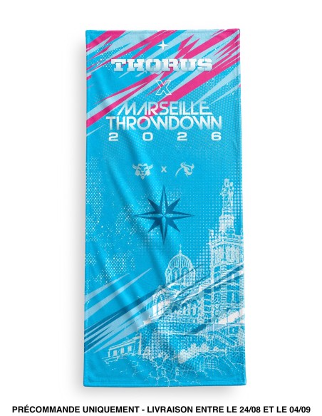 Serviette Marseille Throwdown 2026 (PRÉCOMMANDE)